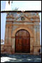 Kirchenportal mit aztekischen Motiven in Pájara