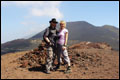 Nicole & Robin auf dem Vulkan Teneguía (438 m)