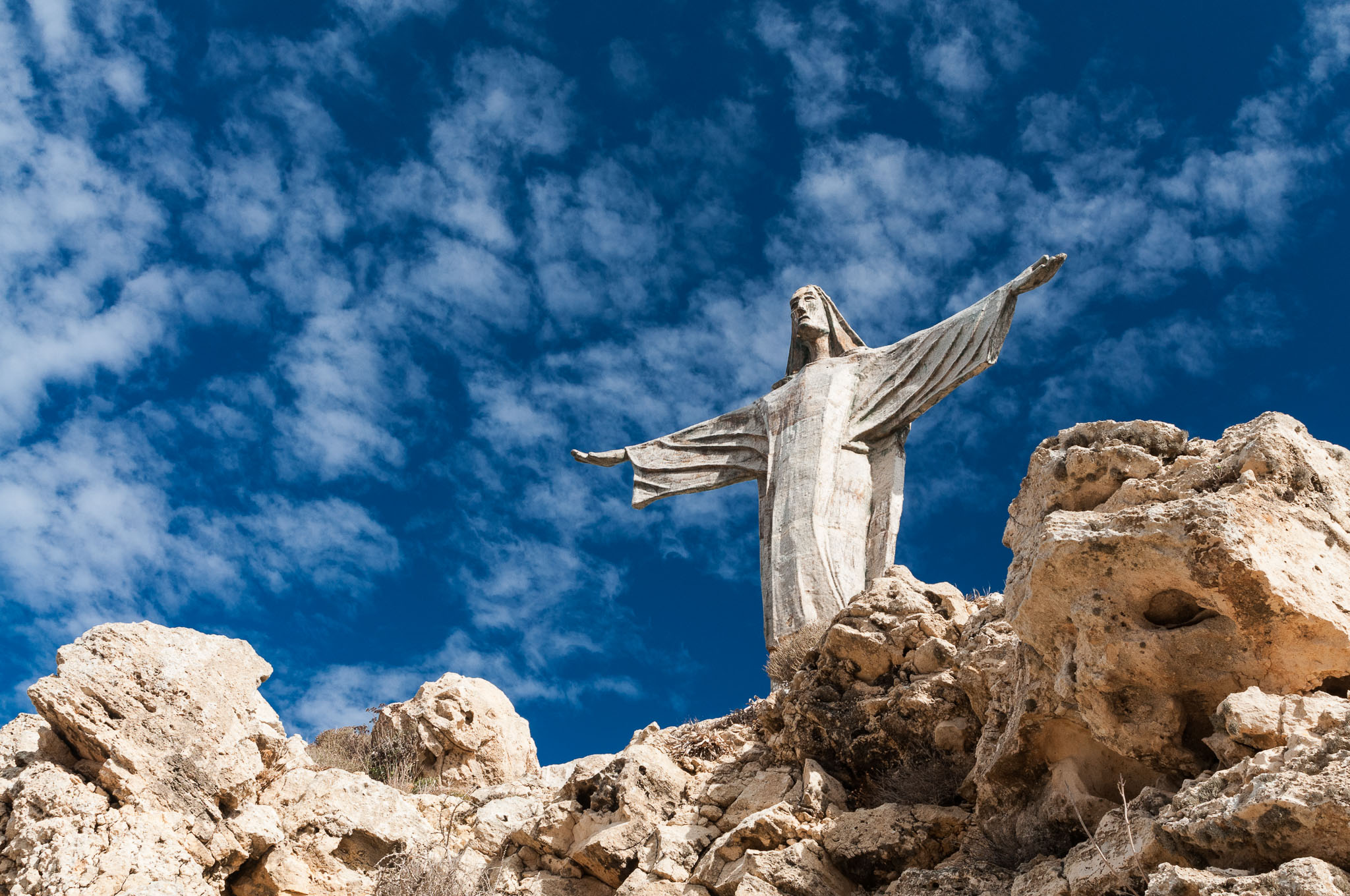 Christusstatue bei Marsalforn, Gozo