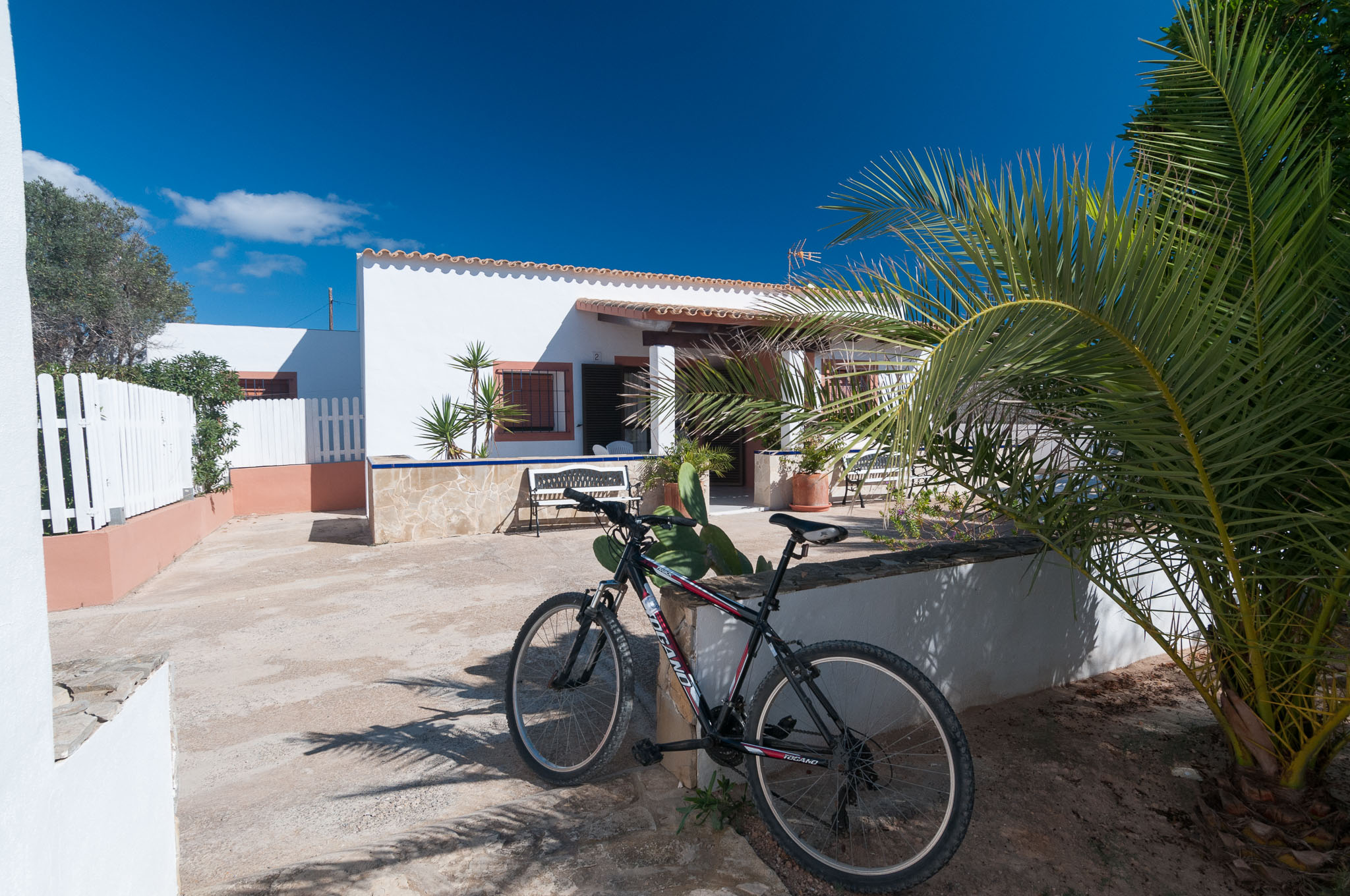 unser Apartment "Casas Los Olivos" bei Es Caló de Sant Agustí