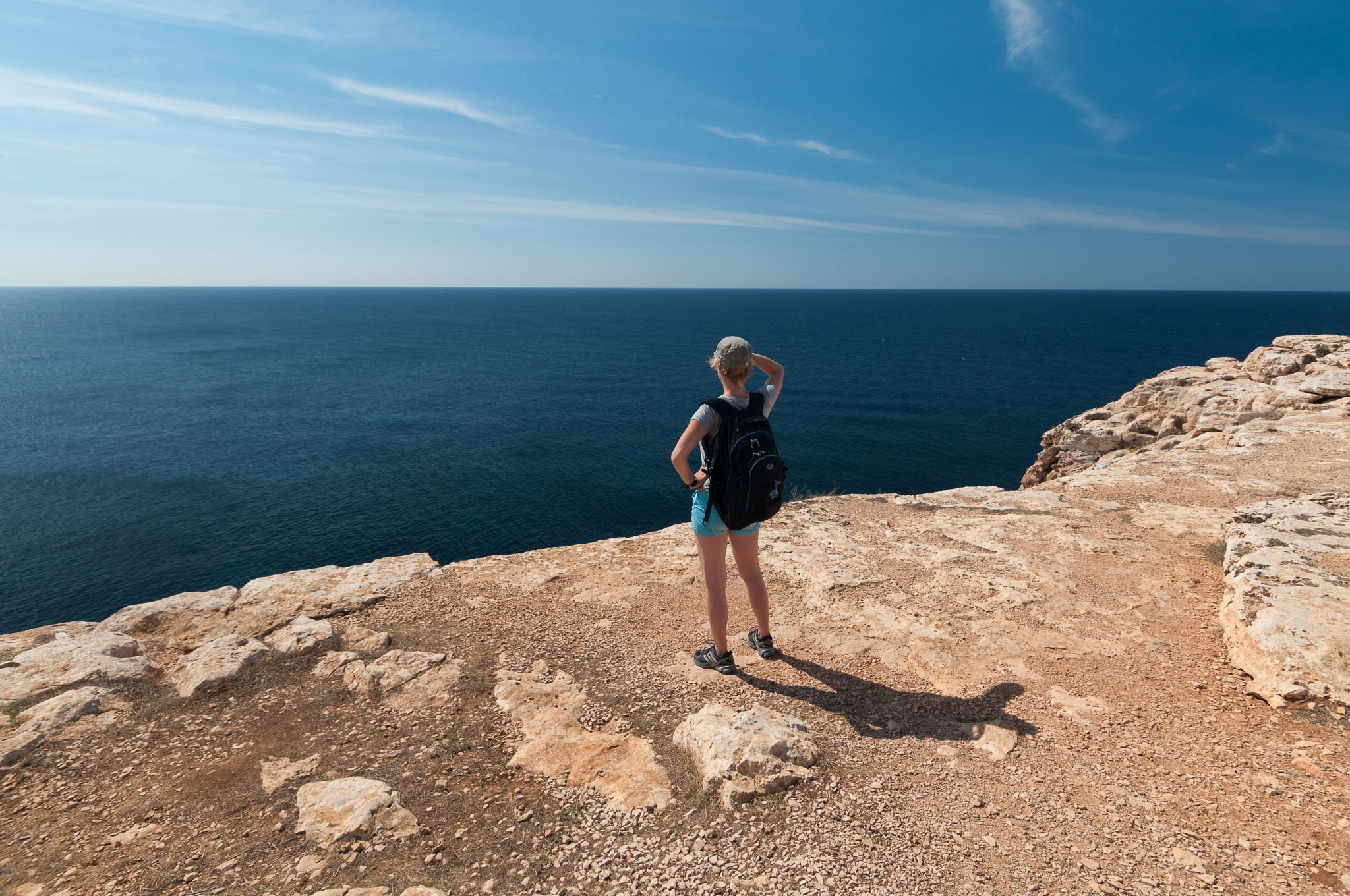 Steilküste am Cap de Barbária
