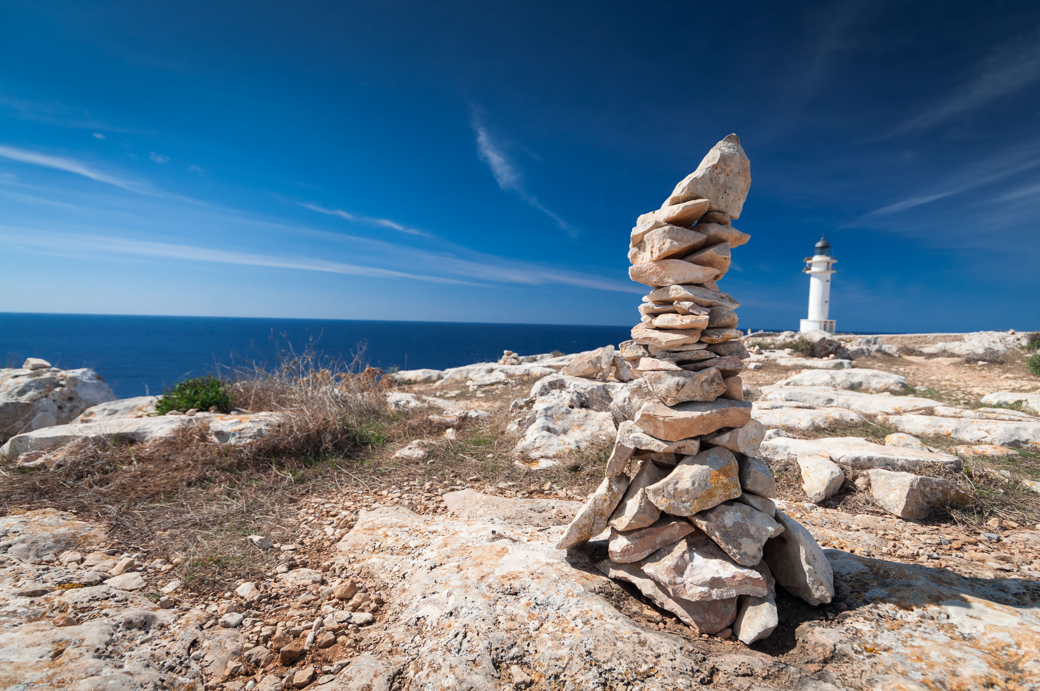 Steintürmchen am Cap de Barbária