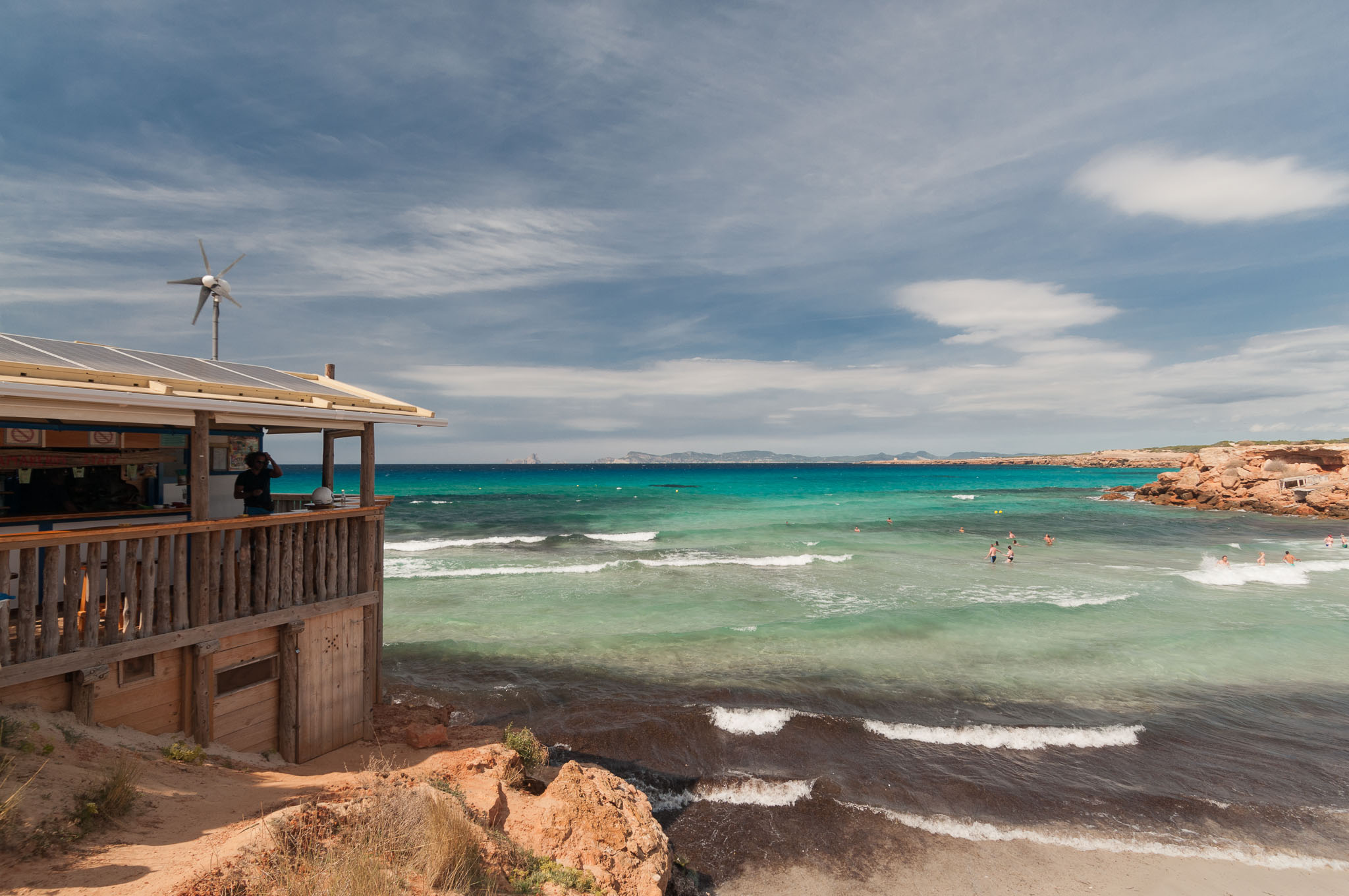 Standbar an der Bucht "Cala Saona"