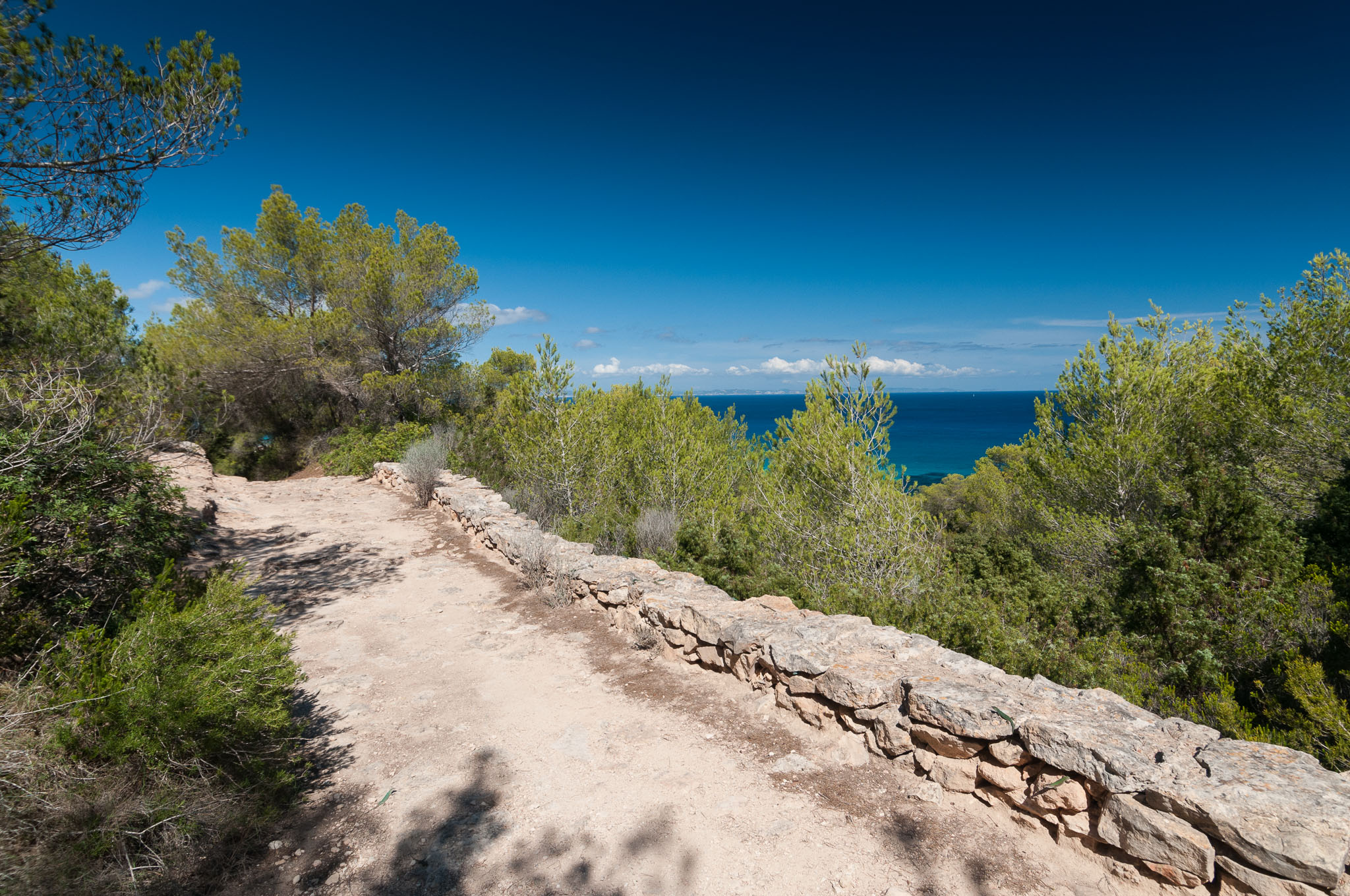 Wanderung auf dem "Römerweg" (Cami de sa Pujada) von Es Caló nach El Pilar de la Mola